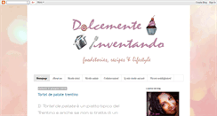 Desktop Screenshot of dolcementeinventando.com