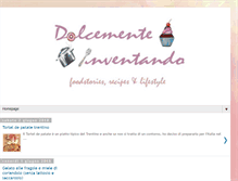 Tablet Screenshot of dolcementeinventando.com